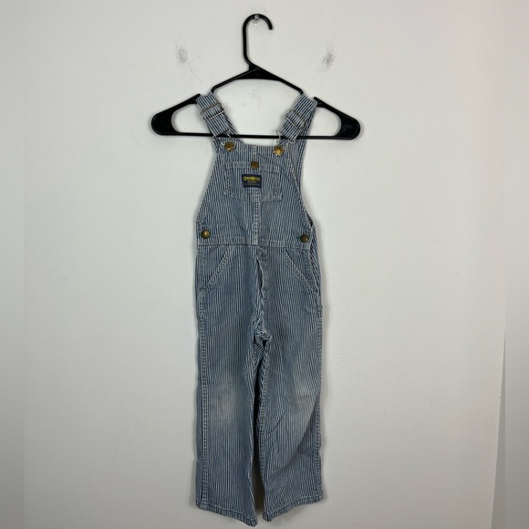 OshKosh B'gosh Other - Vintage Oshkosh B’Gosh Hickory Striped Overalls Sz 10